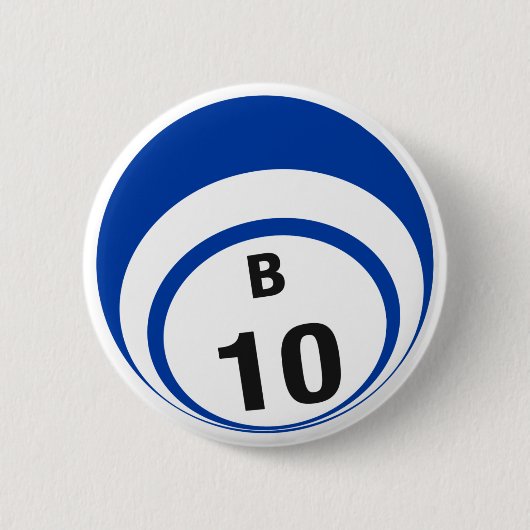B10 Bingo-Ball-Taste Button (Vorderseite)