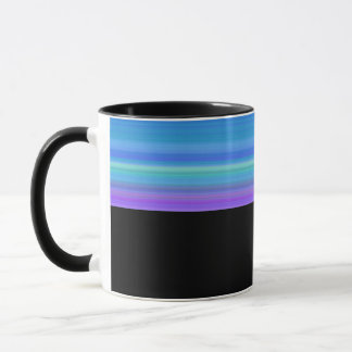 B10 - Tasse mit Violett Blau Farbverlauf
