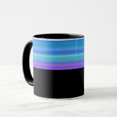B10 - Tasse mit Violett Blau Farbverlauf (Vorderseite Links)