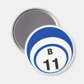 B11 Bingo-Ball-Kühlschrankmagnet Magnet (Vorderseite/Rückseite)