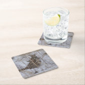 B11 Kurz gezüchtetes Schaf Rechteckiger Pappuntersetzer (Vor Ort)