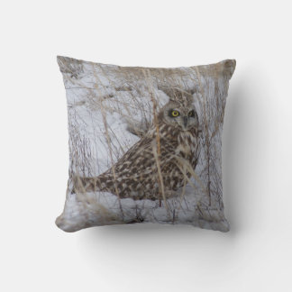 B11 Kurzes Owl Kissen