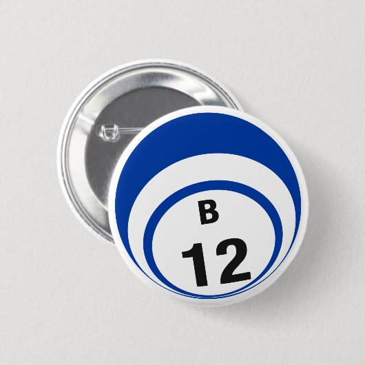 B12 Bingo-Ball-Taste Button (Vorne & Hinten)