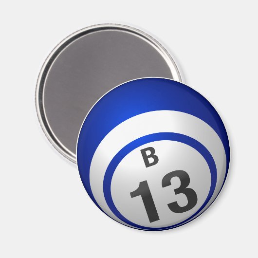 B13 Bingokuallemagnet Magnet (Vorderseite/Rückseite)