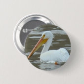 B15 Weißer Pelikan Button (Vorne & Hinten)