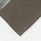 B15 White Pelican on Muddy Water Fleecedecke (Ecke)