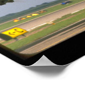 B17 Closeup, Front Verlassen_WWII-Flugzeug Poster (Ecke)