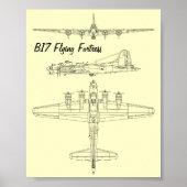 B17 Festung Poster (Vorne)