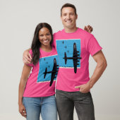 B17 Flying Fortress WW2-Bombenflugzeug über die s T-Shirt (Unisex)