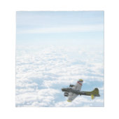 B17 Flying Fortress WWII Bomber Flugzeug Notizblock (Vorderseite)