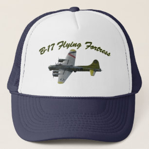 B17 Flying Fortress WWII Bomber Flugzeug Truckerkappe