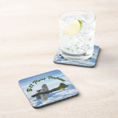 B17 Flying Fortress WWII Bomber Flugzeug Untersetzer (Rechte Seite)