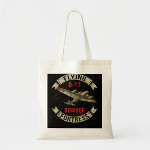 B17 Heavy Bomber WW2 Flugzeug Aircraft USA Flag Ve Tragetasche