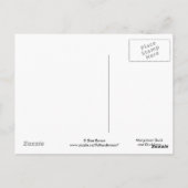 B17 Merganser Duck and Ducklings Postkarte (Rückseite)