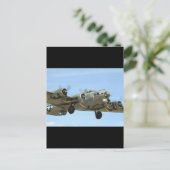B17 "Sentimental" in Air._WWII-Flugzeug Postkarte (Stehend Vorderseite)