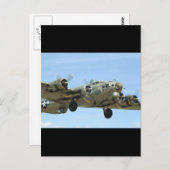 B17 "Sentimental" in Air._WWII-Flugzeug Postkarte (Vorne/Hinten)