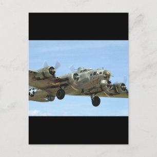 B17 "Sentimental" in Air._WWII-Flugzeug Postkarte