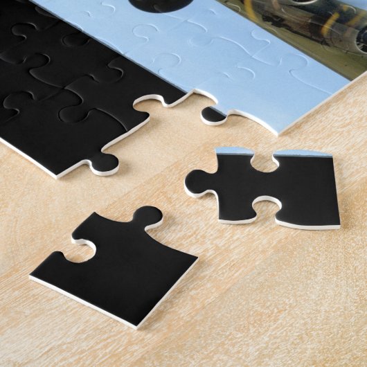 B17 "Sentimental" in Luft. _WWII Flugzeuge Puzzle (Seite)