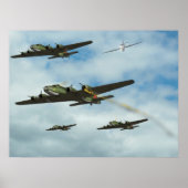 B17 unter Angriff Poster (Vorne)
