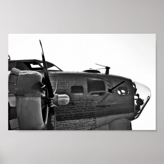 B17 WW2 Selten Poster (Vorne)