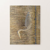 B19 Blue Heron Juvenile Puzzle (Vertikal)