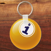 B1 BINGO BALL SCHLÜSSELANHÄNGER (Vorderseite)