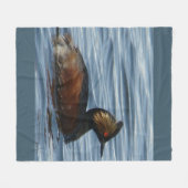 B1 Eared Grebe Fleecedecke (Vorderseite (Horizontal))