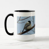 B21 Schwarze Chickade Tasse (Links)