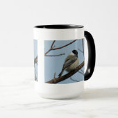 B21 Schwarze Chickade Tasse (VorderseiteRechts)