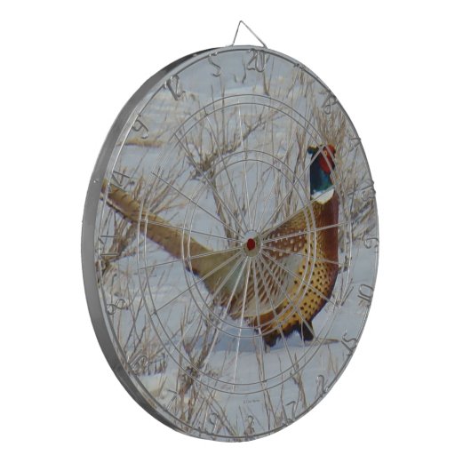 B22 Ringe mit Hals in Schnee Dartscheibe (Vorderseite Links)