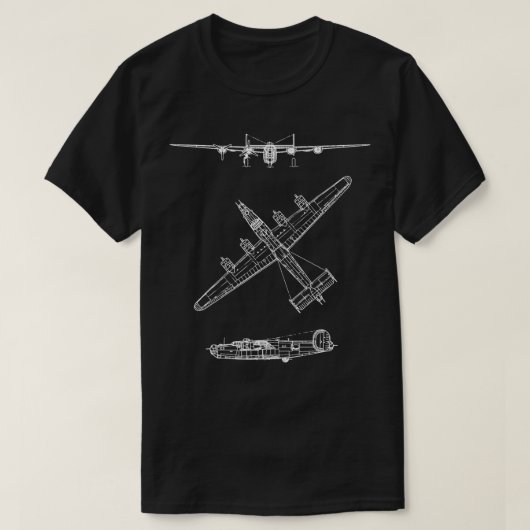 B24 Befreier 1 T-Shirt (Design vorne)