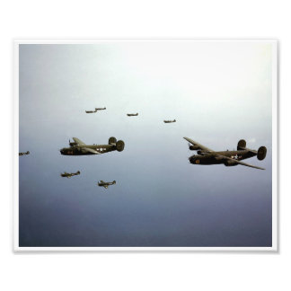 B24 Befreiungsbomber auf dem Weg zum Ziel Fotodruck
