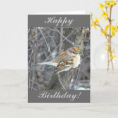 B24 Gemeiner Sparrow Karte (Gelbe Blume)