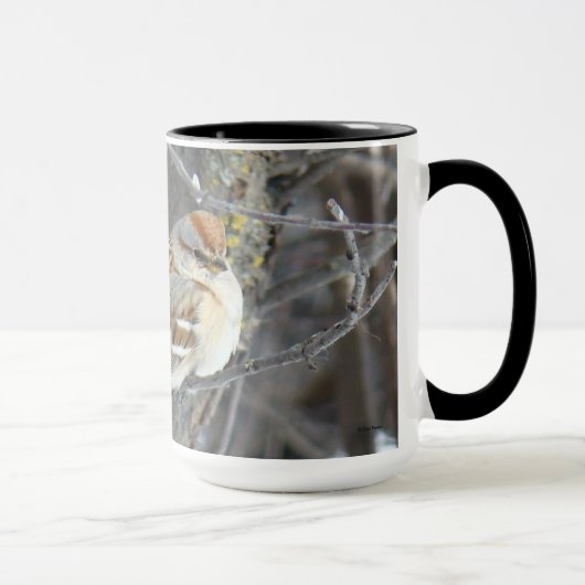 B24 Gemeiner Sparrow Tasse (Rechts)