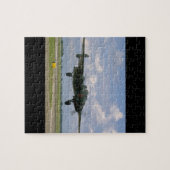 B25 kurz vor Landing_WWII Flugzeuge Puzzle (Horizontal)