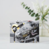 B25 MITCHELL BOMBER "HIMMLISCH BODY" NOSE ART POSTKARTE (Stehend Vorderseite)