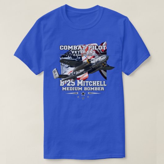 B25 Mittelbomber Mitchell T-Shirt (Design vorne)
