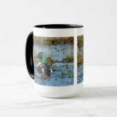 B25 Nordlöffelente Drake Tasse (Vorderseite Links)