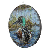 B25 Northern Shoveler Drake Dartscheibe (Vorderseite rechts)