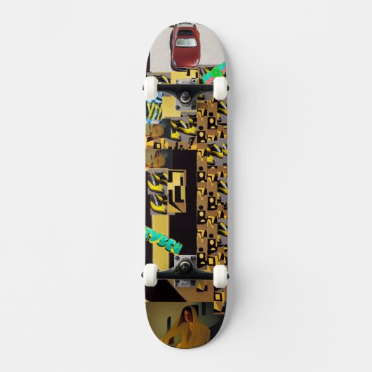 B27 RBR Knights #4 Amarillo Plaza,Tx Skateboard (Vorderseite)