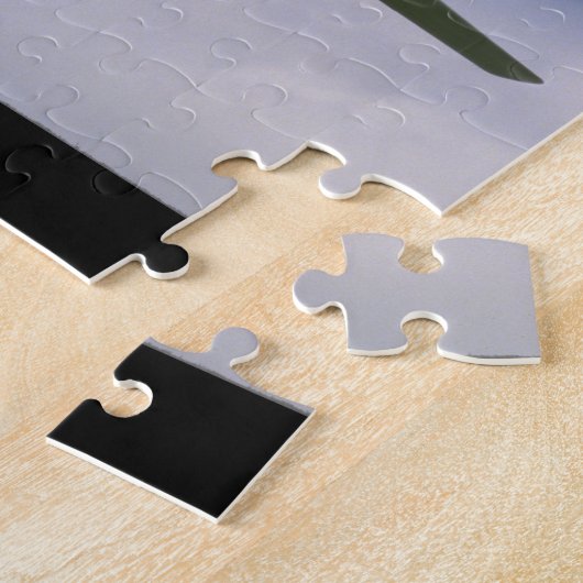 B29, blauer Himmel und Clouds_WWII Flugzeuge Puzzle (Seite)