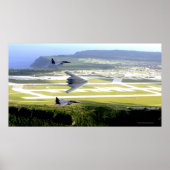 B2 Stealth mit F15 Escort Poster (Vorne)
