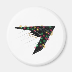 B2 Stealth Spirit Christmas Airplane Jet Digital Magnet