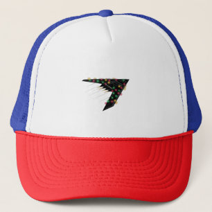 B2 Stealth Spirit Christmas Airplane Jet Digital Truckerkappe