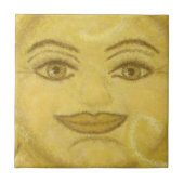 B2 - Sunface Wandgemälde, Mitte - B2 Fliese (Vorderseite)