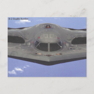 B2-Tarnkappenbomber-Postkarte Postkarte