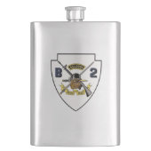 B2 Wappen Flachmann (Vorderseite)