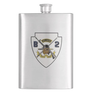 B2 Wappen Flachmann