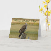 B33 Swainson's Hawk Karte (Gelbe Blume)