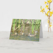 B34 Mutterente und Entenlings Karte (Gelbe Blume)